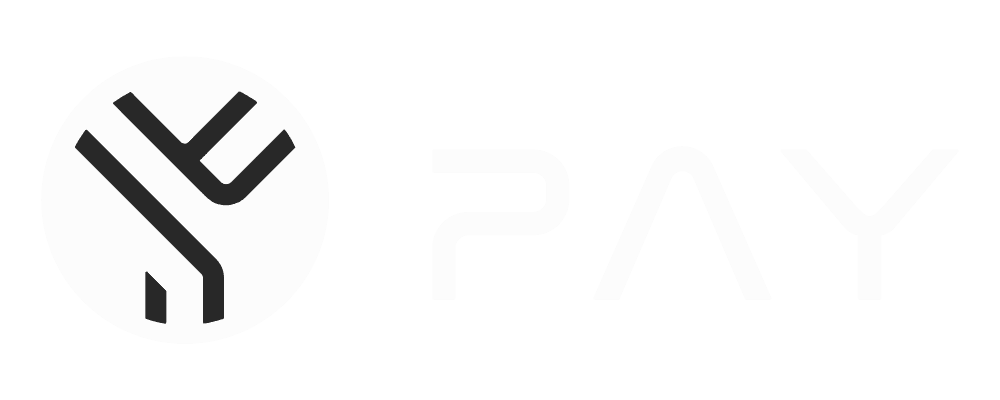 White circular logo with the stylized word PAY on a black background.